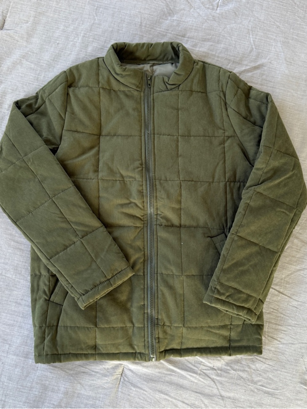 Green Quilted Jacket